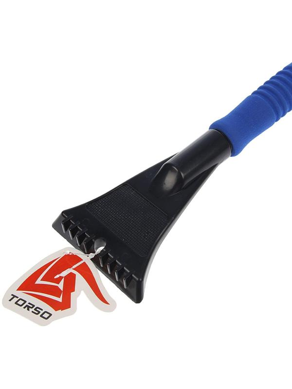 Щетка-сметка TORSO, 63 см, скребок, мягкая ручка