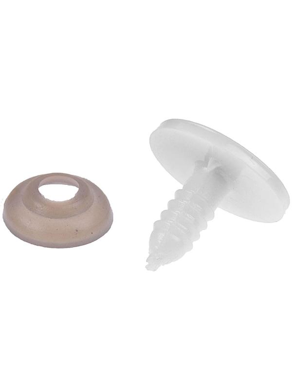 Глаза винтовые с заглушками, набор 4 шт, размер 1 шт: 1,85×1,5 см