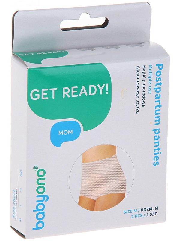 Трусы послеродовые, сетчатые, многоразовые, 2 шт., размер M