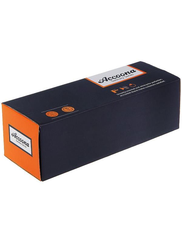 Cмеситель для ванны Accoona A7182N, двухрычажный, красный/хром