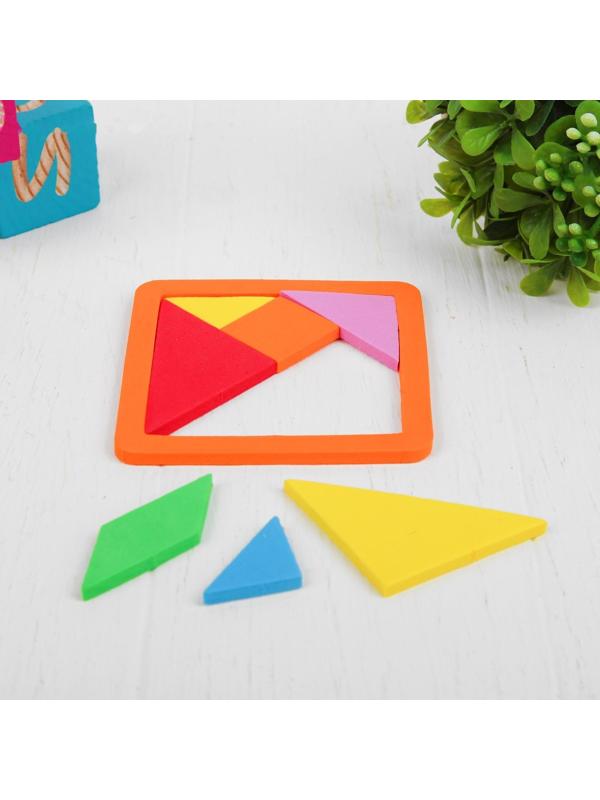 Головоломка «Танграм» 9 ×9 см, МИКС