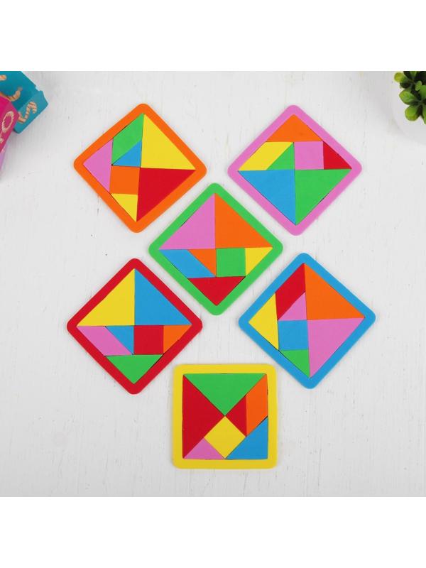 Головоломка «Танграм» 9 ×9 см, МИКС