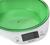 Весы кухонные Galaxy GL 2804, электронные, до 5 кг, LCD-дисплей, бело-зелёные