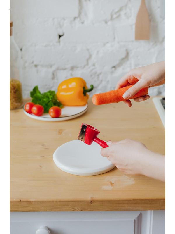 Овощерезка «Спираль», 14,5 см, цвет МИКС