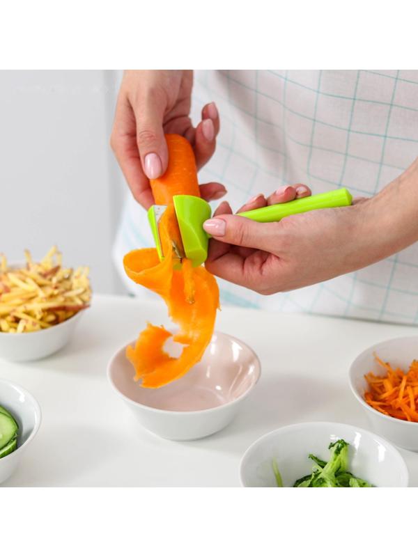 Овощерезка «Спираль», 14,5 см, цвет МИКС