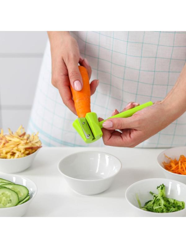 Овощерезка «Спираль», 14,5 см, цвет МИКС