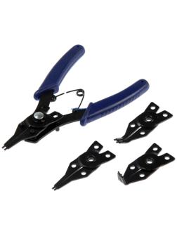 Набор съемников стопорных колец ТУНДРА, 150 мм, 4 шт.