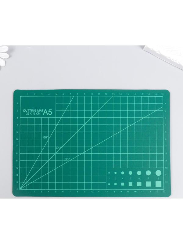 Резиновый мат для творчества формат А5 21х14,8 см толщина 3 мм МИКС