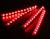 Подсветка салона 9 LED-5050, 14 см, пульт, светомузыка, мультисвет RGB, 4 шт