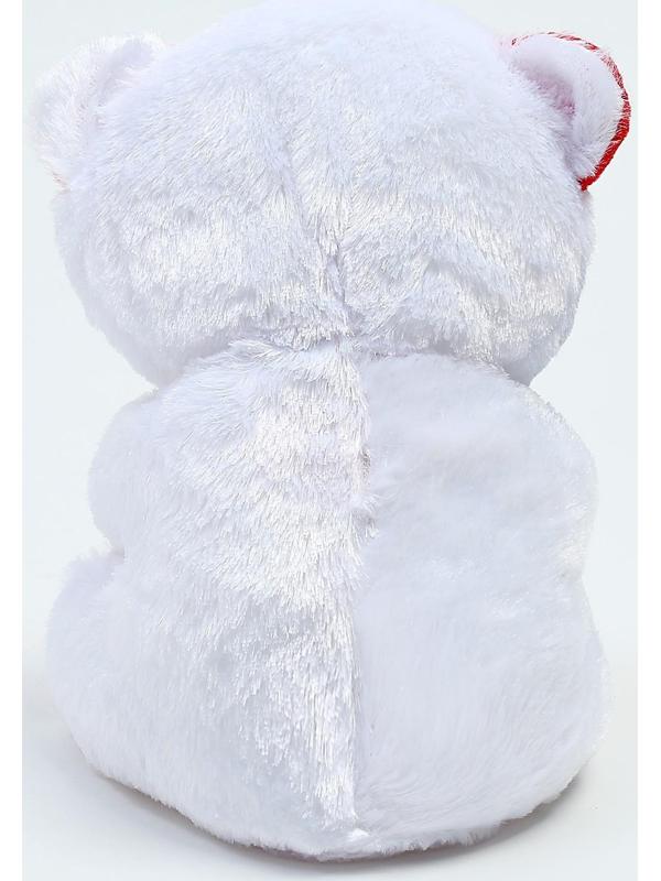 Мягкая игрушка «Обожаю», мишка, с сердечком, 17 см