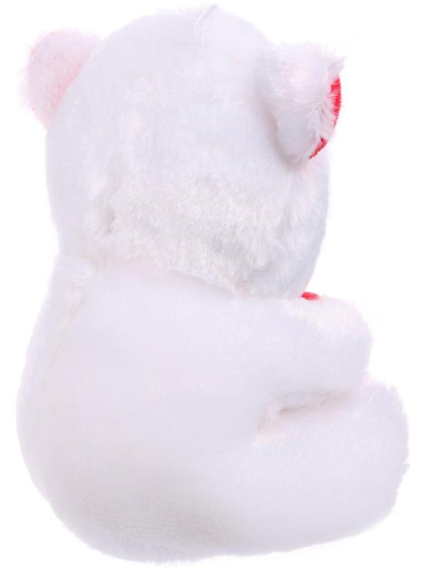 Мягкая игрушка «Обожаю», мишка, с сердечком, 17 см