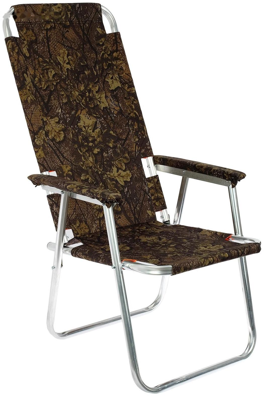 Кресло-шезлонг №3 «Медведь», до 120 кг, цвета микс