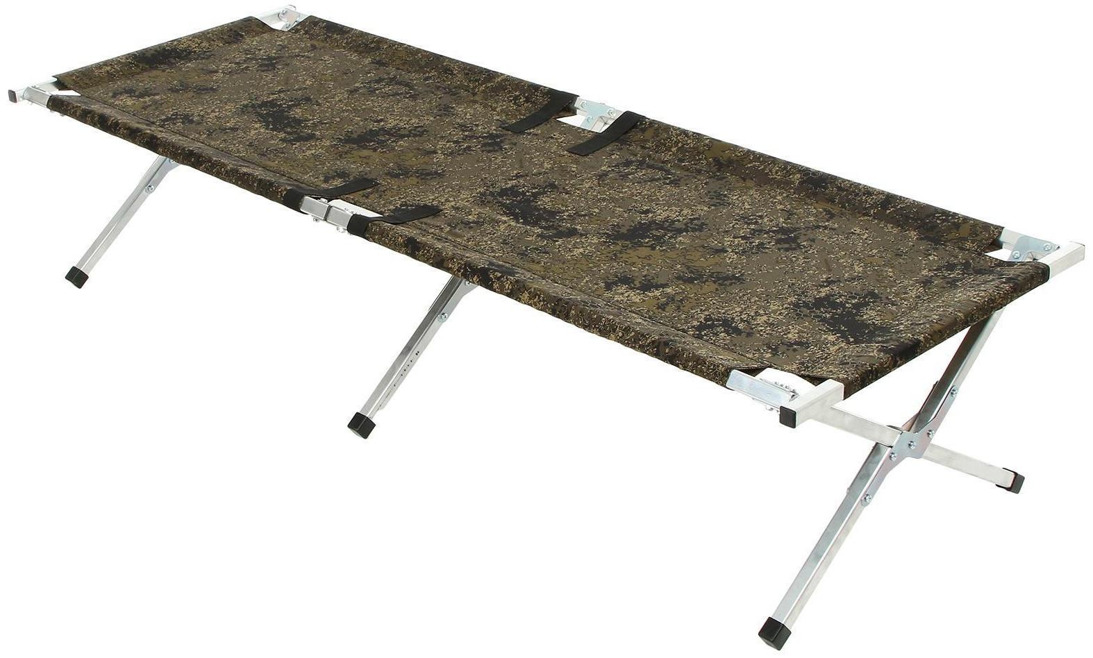 Раскладушка складная «Медведь», размер 190 х 65 х 40 см, цвета микс