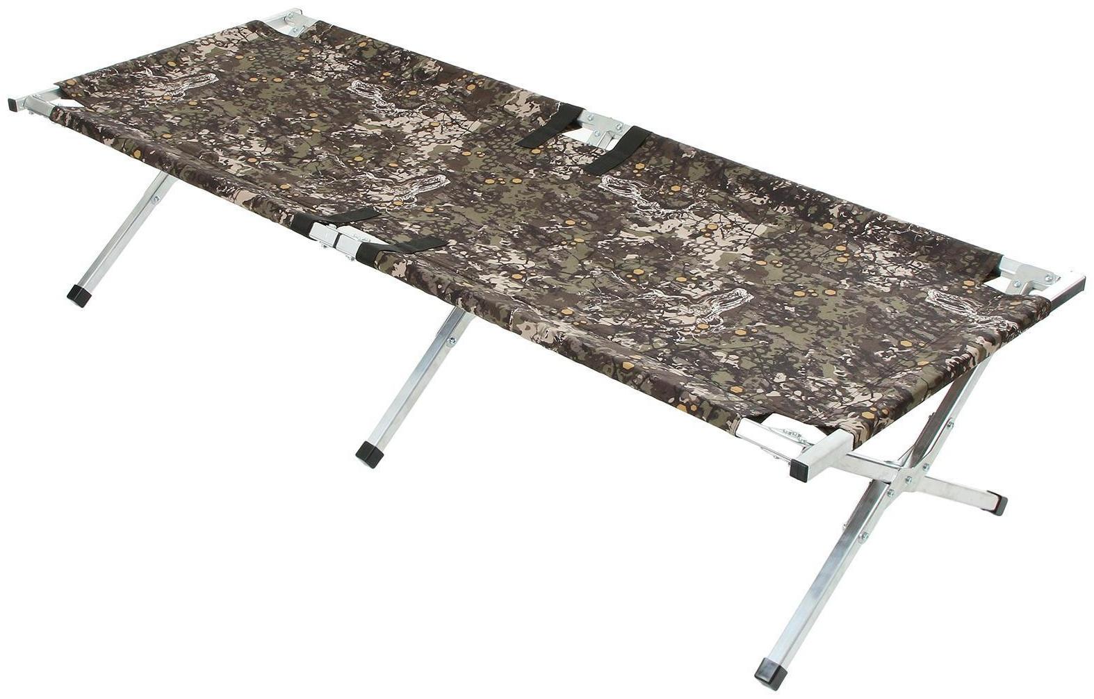 Раскладушка складная «Медведь», размер 180 х 65 х 40 см, цвета микс