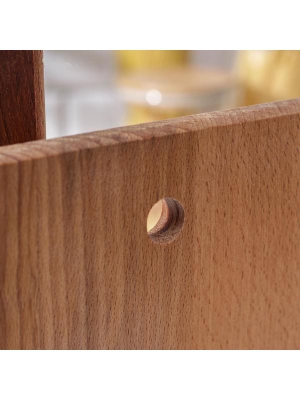 Нaбор досок разделочных нa подстaвке Премиум «Прямоугольный», 2 шт: 30×21 см, 35×24,5 см, мaссив букa