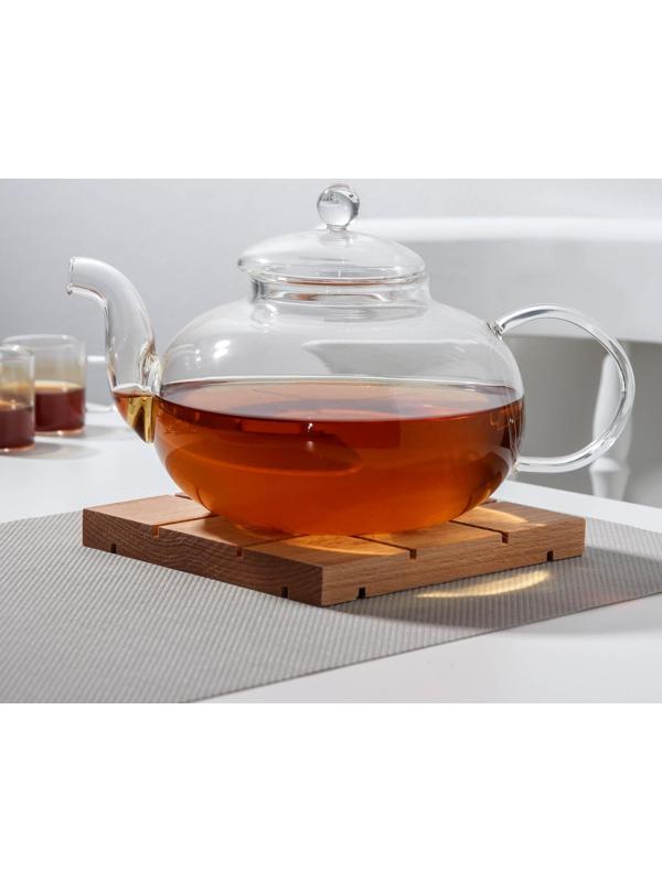 Подставка под горячее «Квадрат», цельная, бук, 16×16×1,5 см