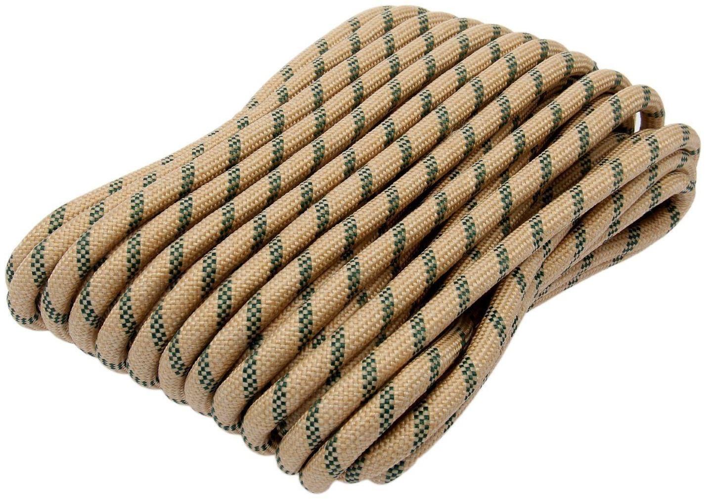 Шнур плетёный 24-х прядный ПП, d=12 мм, 20 м, цвет МИКС