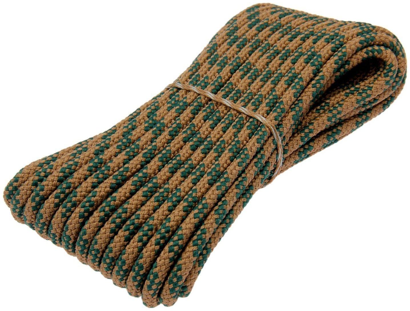 Шнур плетёный 24-х прядный ПП, d=8 мм, 20 м, цвет МИКС