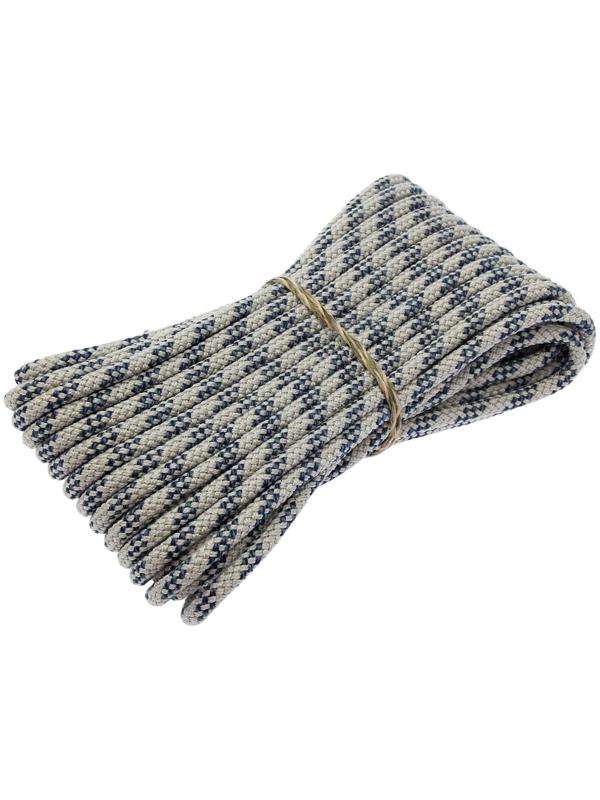 Шнур плетёный 24-х прядный ПП, d=8 мм, 20 м, цвет МИКС