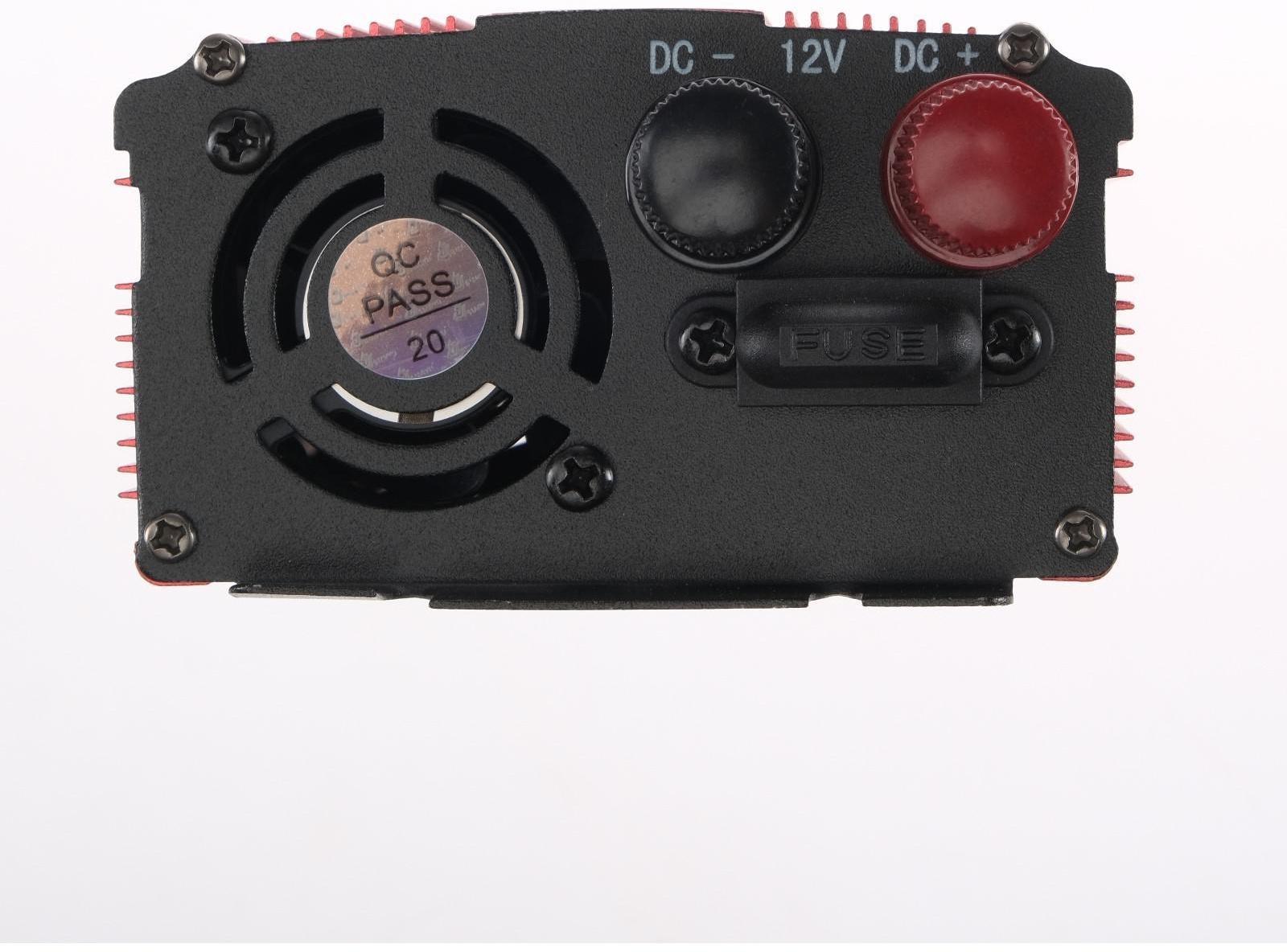 Преобразователь напряжения 12/220 В, 1000 Вт, USB выход