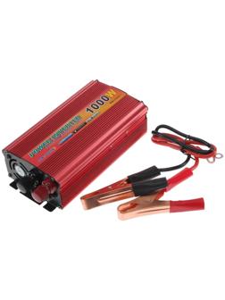 Преобразователь напряжения 12/220 В, 1000 Вт, USB выход