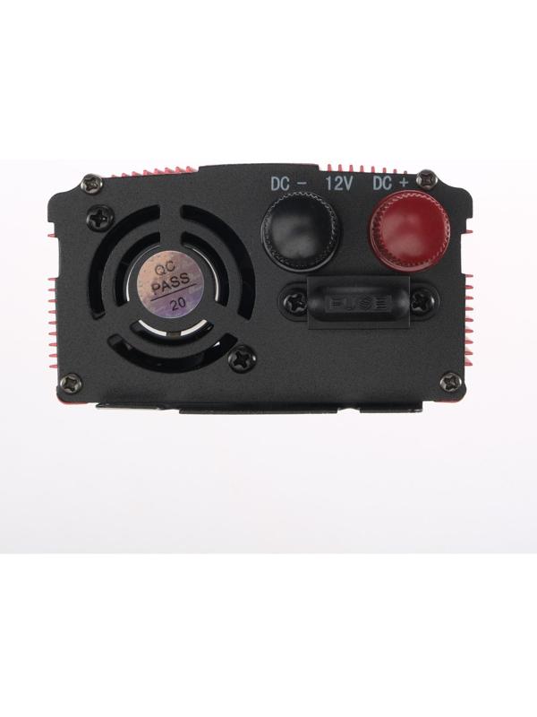 Преобразователь напряжения 12/220 В, 1000 Вт, USB выход