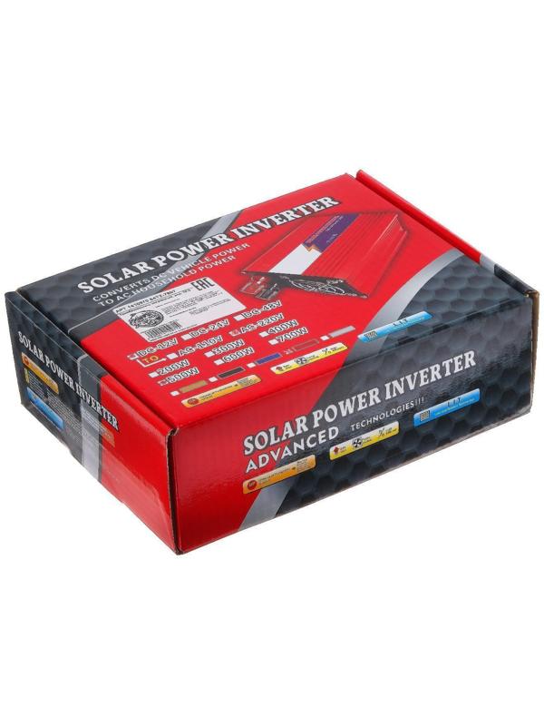 Преобразователь напряжения 12/220 В, 500 Вт, USB выход