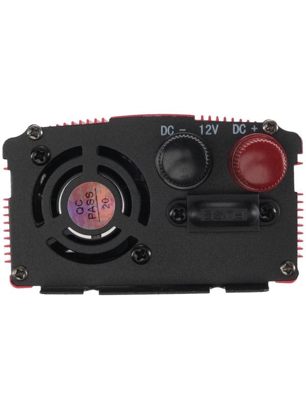 Преобразователь напряжения 12/220 В, 500 Вт, USB выход