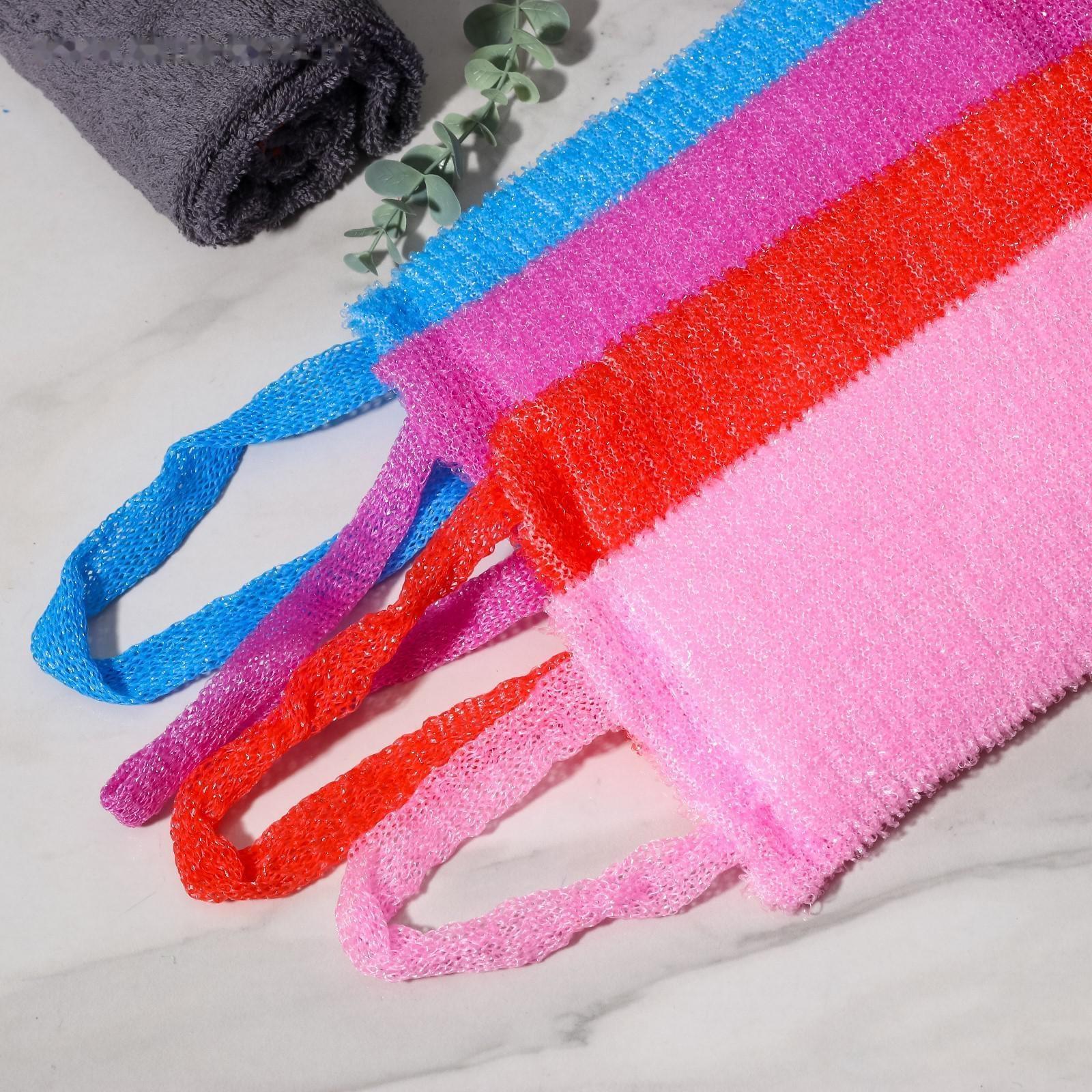 Мочалка для тела Доляна «Банная», 30×11 см, цвет МИКС