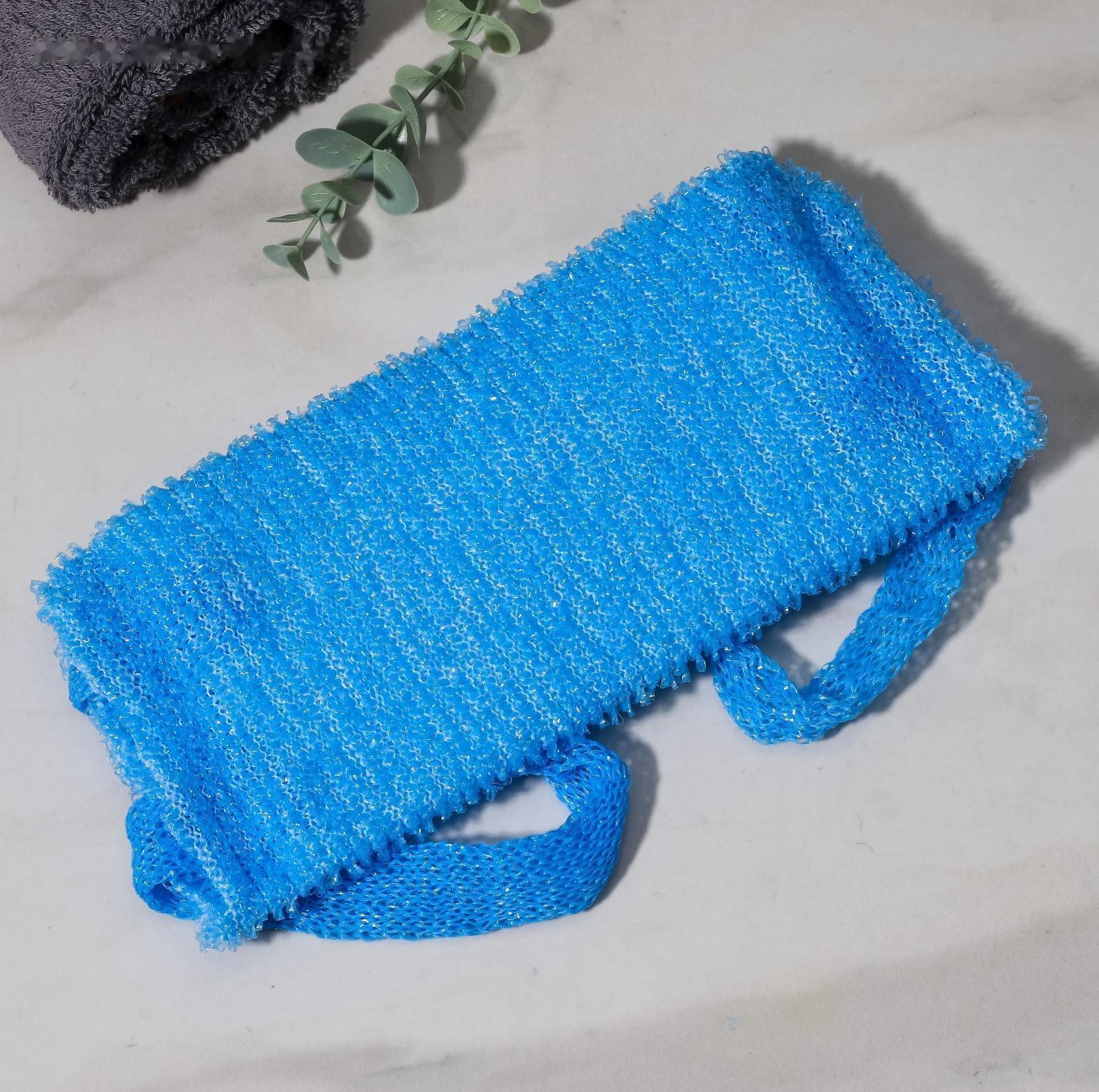 Мочалка для тела Доляна «Банная», 30×11 см, цвет МИКС