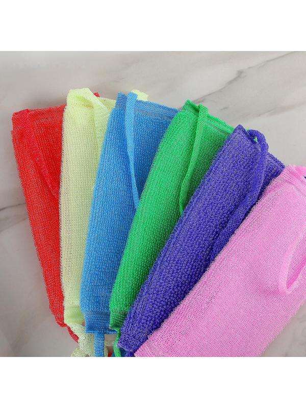 Мочалка для тела Доляна «Банная», 30×11 см, цвет МИКС