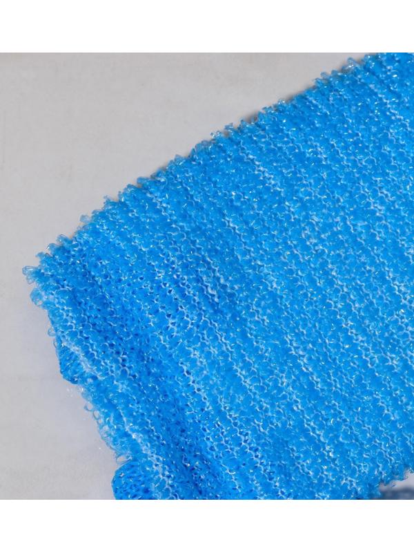 Мочалка для тела Доляна «Банная», 30×11 см, цвет МИКС