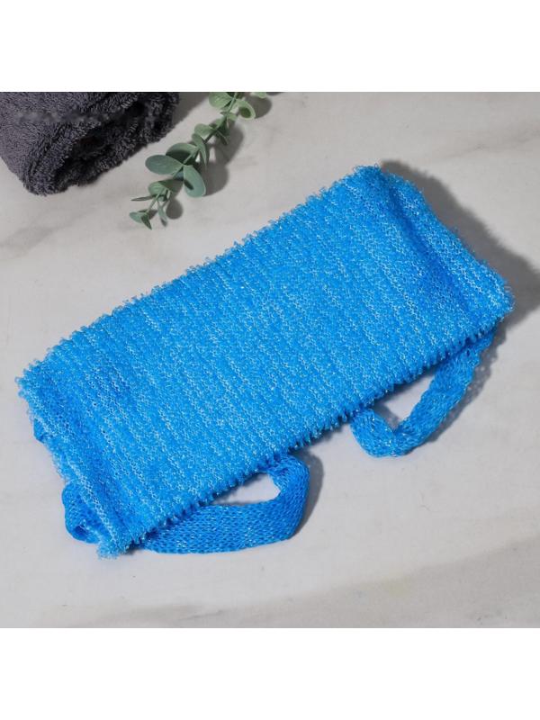 Мочалка для тела Доляна «Банная», 30×11 см, цвет МИКС