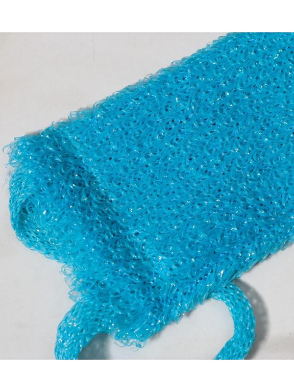 Мочалка для тела Доляна «Банный пояс», 45,5×11 см, цвет МИКС