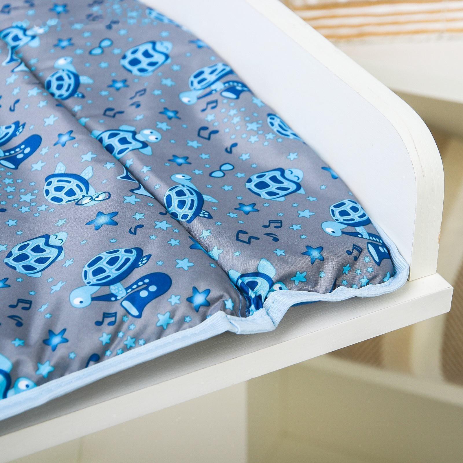 Матрасик для пеленального столика/комода, 80х67, голубой МИКС