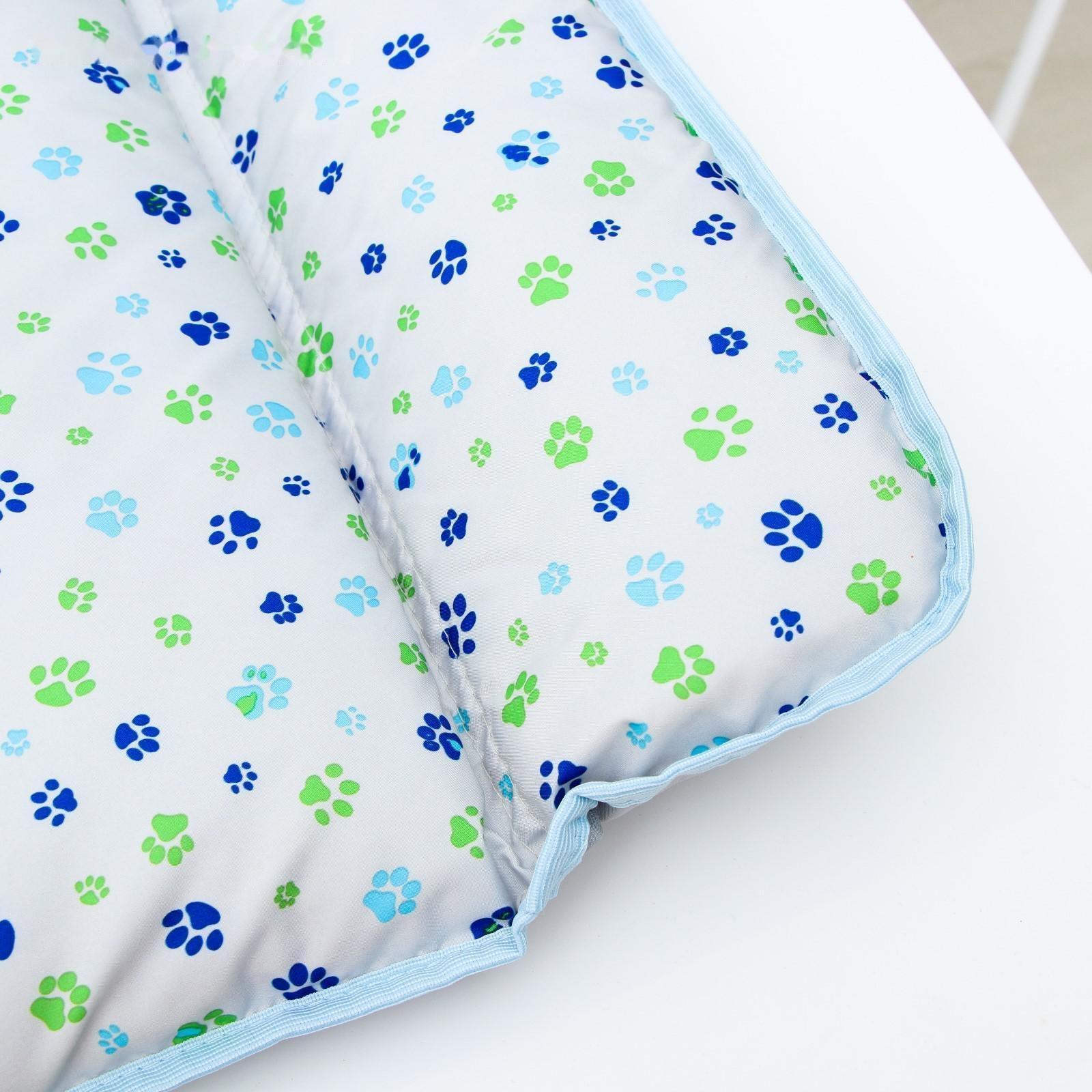 Матрасик для пеленального столика/комода, 80х67, голубой МИКС