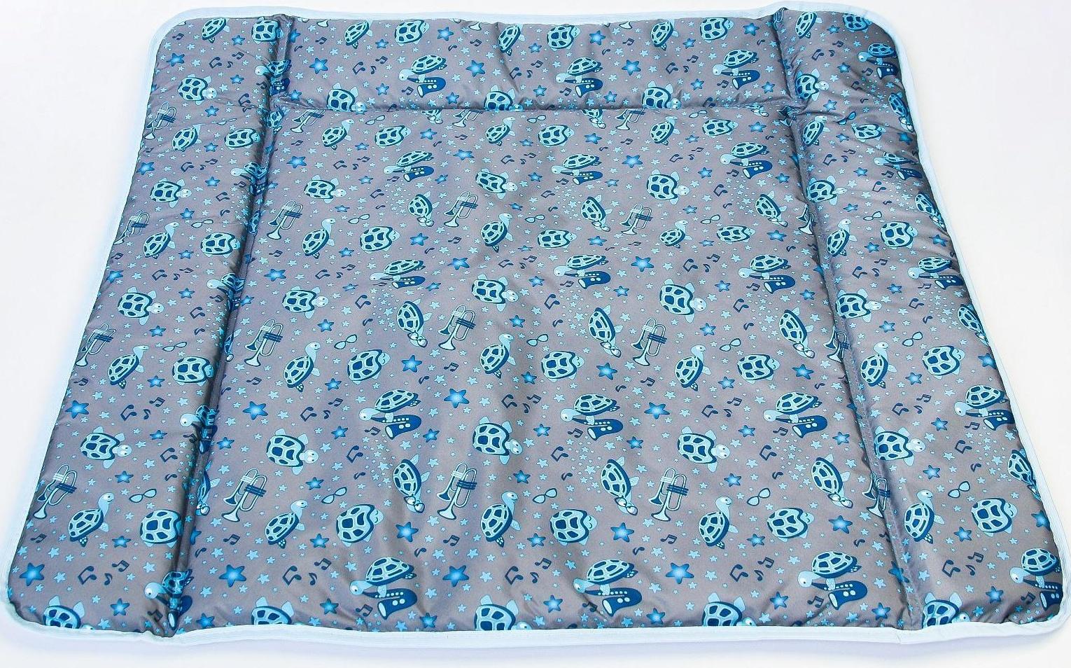 Матрасик для пеленального столика/комода, 80х67, голубой МИКС