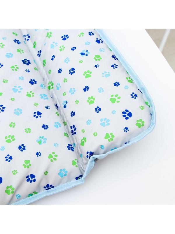 Матрасик для пеленального столика/комода, 80х67, голубой МИКС