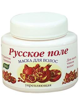 Маска укрепляющая Русское поле, с экстрактом граната, 250 мл