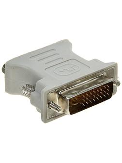 Адаптер Gembird, DVI-A 29(m)-VGA(f), белый