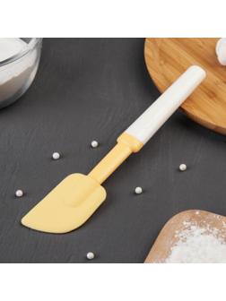 Шпатель кондитерский силиконовый «Ваниль», 20×4×1,5 см