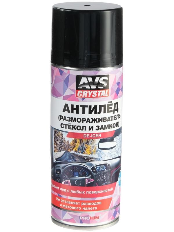 Размораживатель стекол и замков AVS AVK-121, 520 мл, аэрозоль