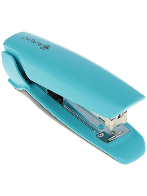 Степлер до 30 листов, Kangaro Nowa-335, стальной механизм, подходит скоба №24/6 и 26/6, бирюзовый