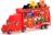 Грузовик инерционный «Автовоз» 3-х уровневый, с 6 машинами, цвета МИКС