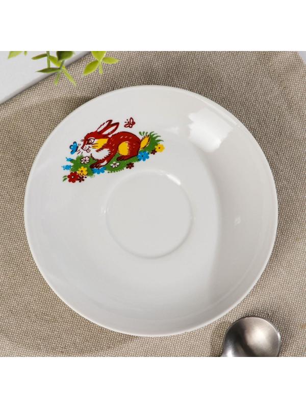 Блюдце чайное «Веселый Колобок», d=14 см, микс