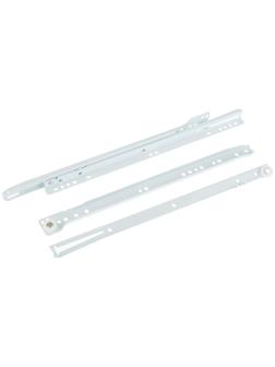 Роликовые направляющие, L=350 мм, до 12 кг, белые