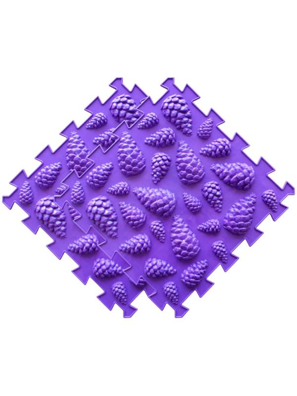 Модульный массажный коврик «Лес», 8 модулей, 4 вида, цвет МИКС