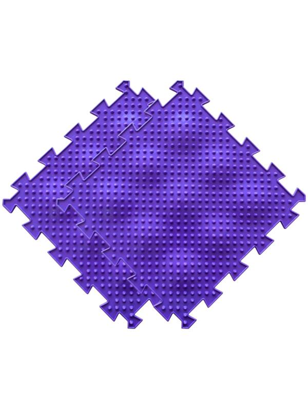 Модульный массажный коврик ОРТО ПАЗЛ «Ежики», 8 модулей, 4 вида, цвет МИКС