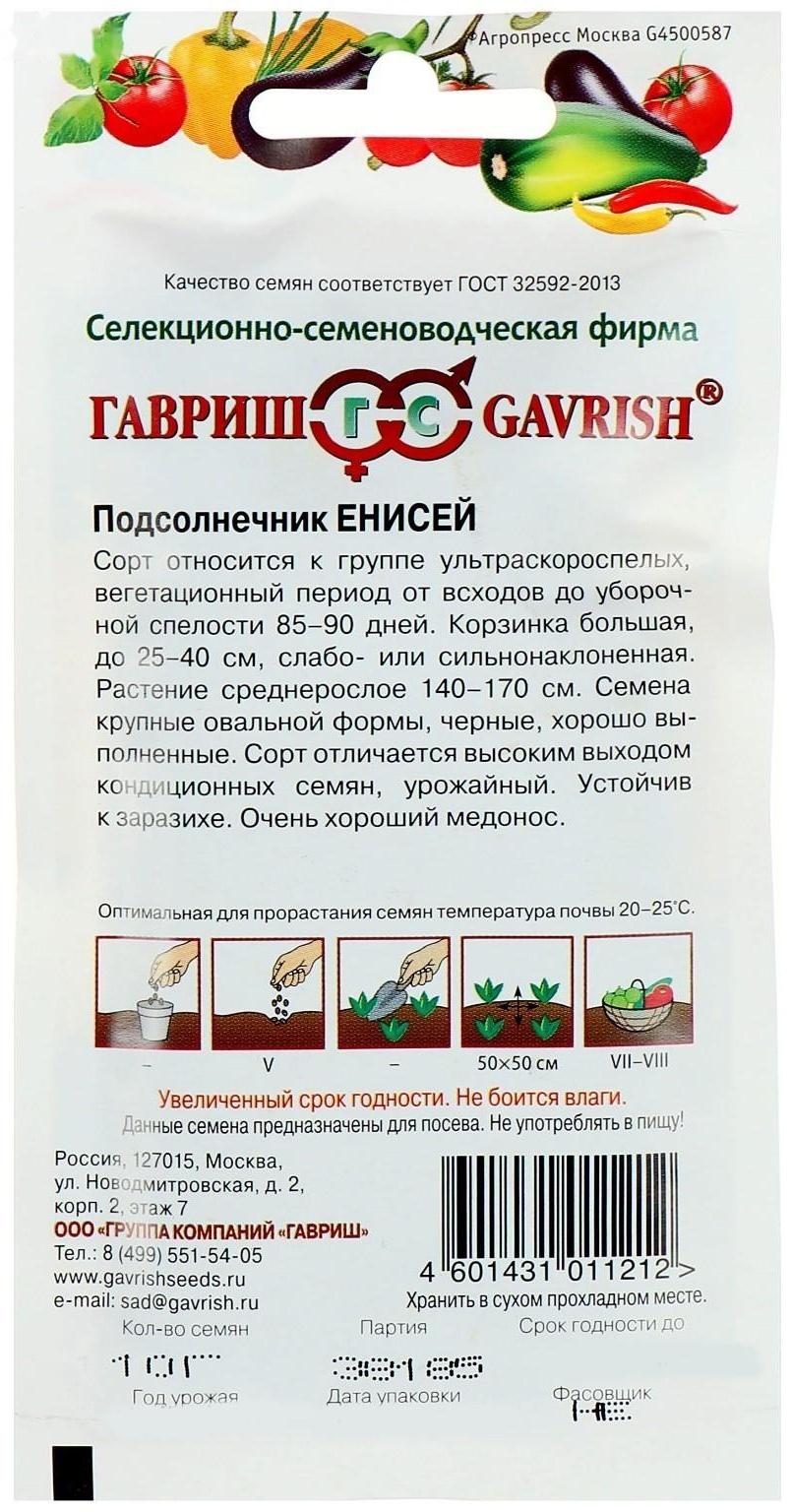 Семена Подсолнечник 