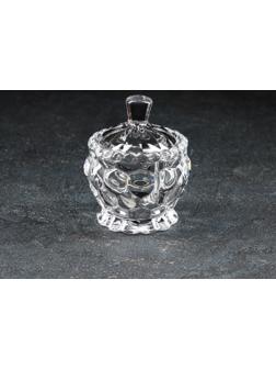 Сахарница стеклянная Доляна «Гранатовый браслет», 180 мл, 8,5×10 см